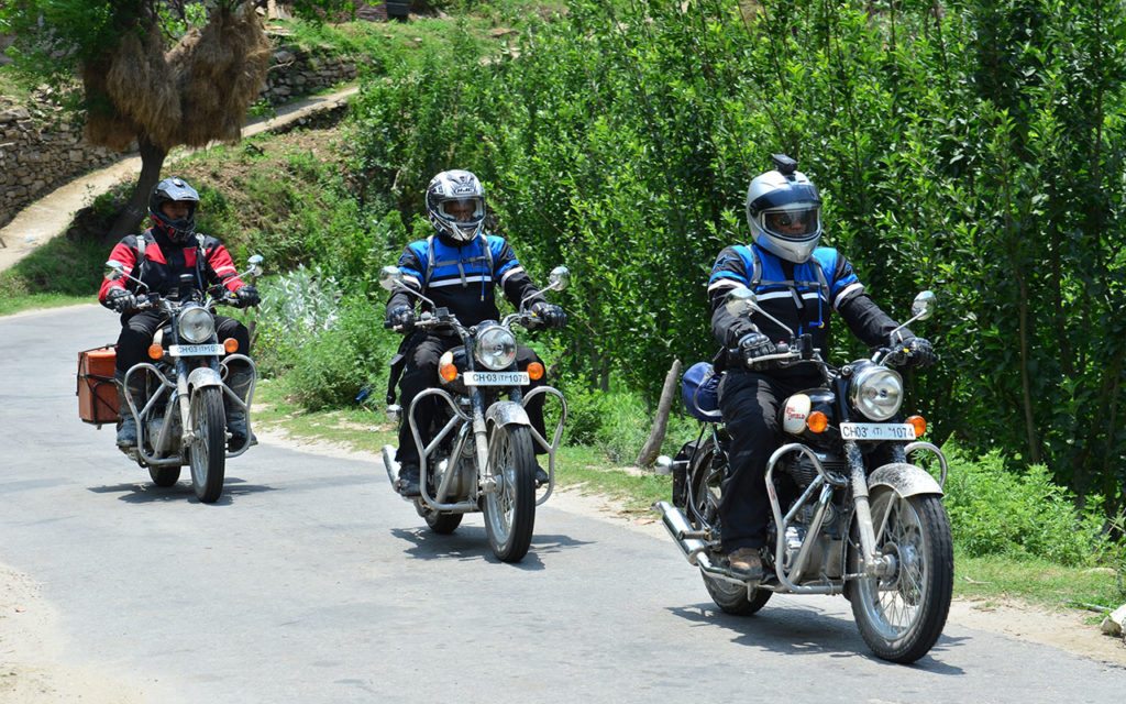 North India Himachal Motorcycle Tours Rental Enfield India